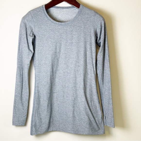 Lululemon Long Sleeve Cabin Tee reversible double layer soft S - Picture 1 of 5